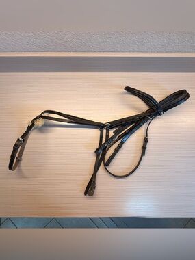 Schockemohle Auckland Raised Grackle Figure Eight 8 Bridle, Full size